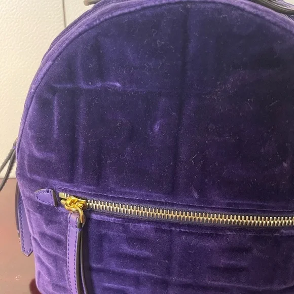 Fendi mini velvet backpack - Picture 4 of 16